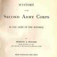 History of the Second Army Corps in the Army of the Potomac