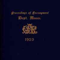 Sixty-third annual encampment: Department of Massachusetts: Grand Army of the Republic/ (Boston Committee on the 63rd annual encampment, G.A.R.)