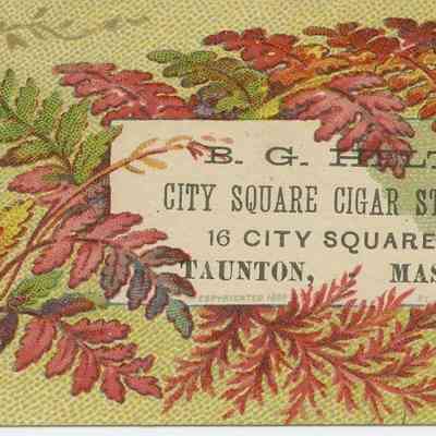 B.G. Helt Cigar Store Taunton, MA