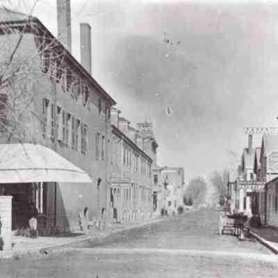 Taunton - School Street - Corner of School and Main St - 1869