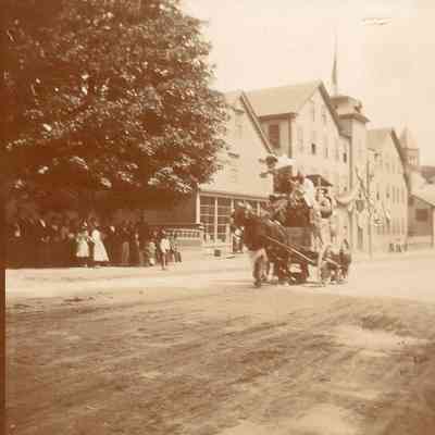 Taunton - Winthrop Street - Harry Carlow Driving Wagon on Winthrop Street - 1901