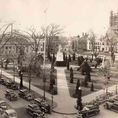 Taunton - Taunton Green - Christmas Display - 1940
