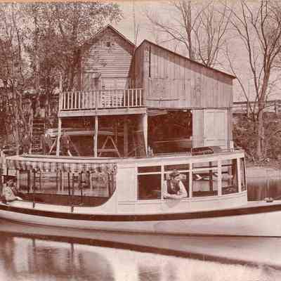 Taunton - Dean Street - HH. Townsends Boat Club - Taunton River