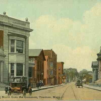 Court Street, Looking North from the Common, Taunton, MA