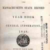 The Massachusetts register and business directory ...; Containing a record of state and county officers, merchants, manufacturers, etc.