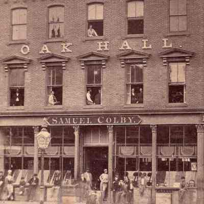 Taunton - Main Street - South Side - Samuel Colby Clothing Store - 1871