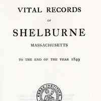 Vital records of Shelburne, Massachusetts to the end of the year 1849.