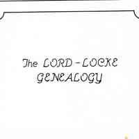 The Lord-Locke genealogy