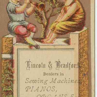 Lincoln and Bradford Sewing Machines, Pianos, and Organs