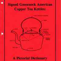 Signed gooseneck American copper tea kettles: a pictorial dictionary