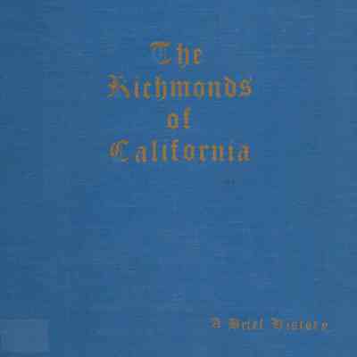 The Richmonds of California: A Brief History
