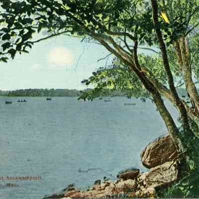 Middleboro - Glimpse of Lake Assawampsett