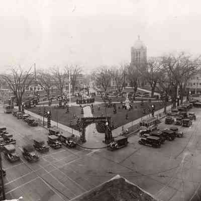 Taunton - Taunton Green - Christmas Display - 1931