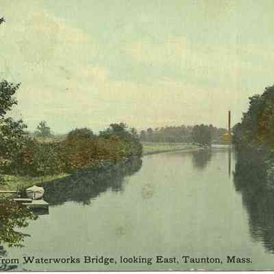 Taunton River, From Waterworks Bridge, Looking East
