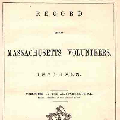 Massachusetts Civil War Centennial Commission; Massachusetts regiments in the Civil War 1861-1865.