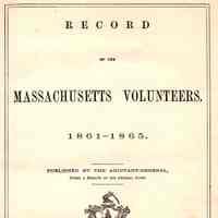 Massachusetts Civil War Centennial Commission; Massachusetts regiments in the Civil War 1861-1865.