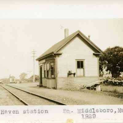 Railroad Stations - South Middleboro, 1929