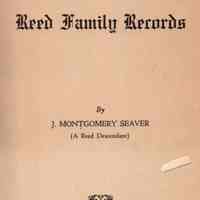 Reed Family Records