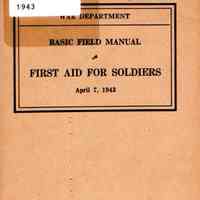 United States War Department Basic Field Manuel: First aid for soldiers