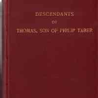 Taber genealogy: descendants of Thomas, son of Philip Taber