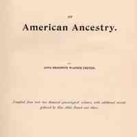 An American ancestry