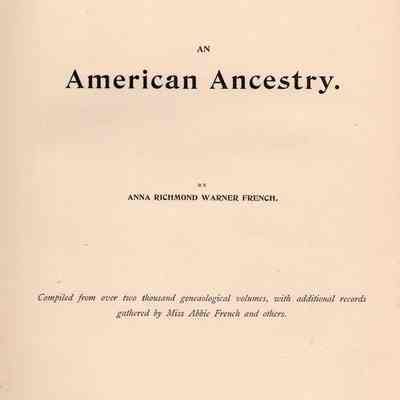 An American Ancestry