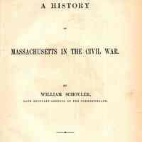 A History of Massachusetts in the Civil War