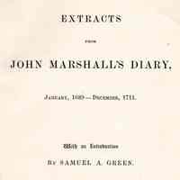 Extracts from John Marshall