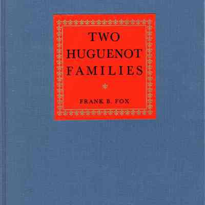Two Huguenot Families: De Bois, Lucas.