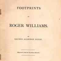 Footprints of Roger Williams