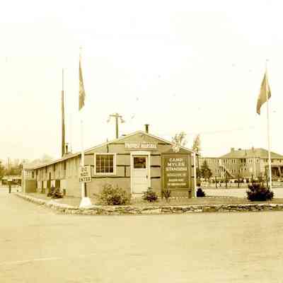 Camp Myles Standish - Main Gate - 1946