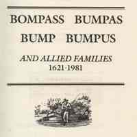 Bompass, Bumpas, Bump, Bumpus, and allied families; 1621-1981