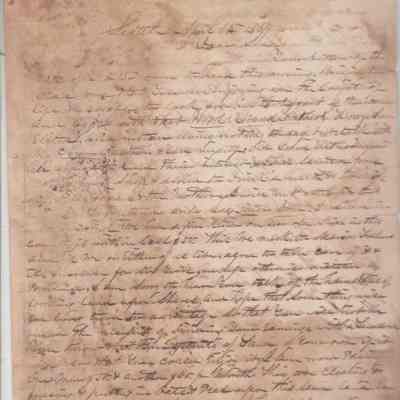 Doc Maynard Letter dated April 11, 1857