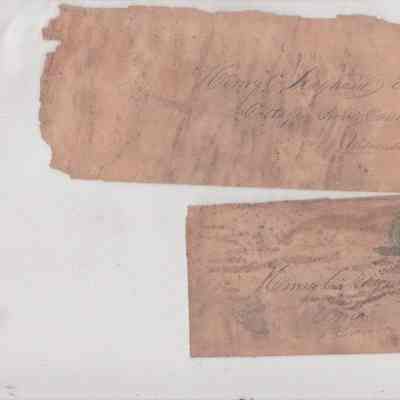 Envelope for Catherine Maynard Letter dated May 3, 1893