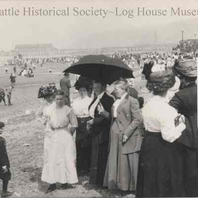 Alki, July 4th, 1908.