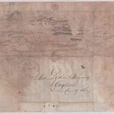 Envelope from Doc Maynard Letter dated May 5, 1850