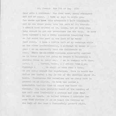 Transcript of Doc Maynard dated May 5, 1850