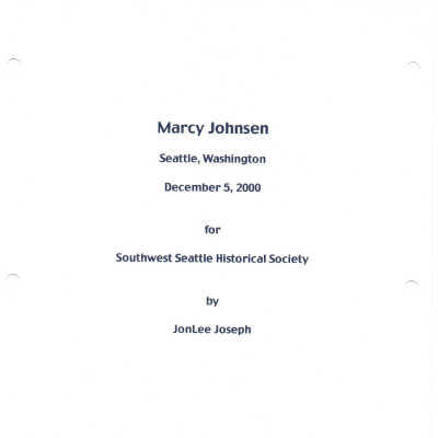 Marcy Johnsen interview
