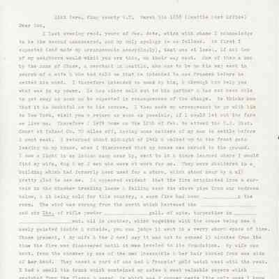 Transcript of Doc Maynard Letter dated March 5, 1858