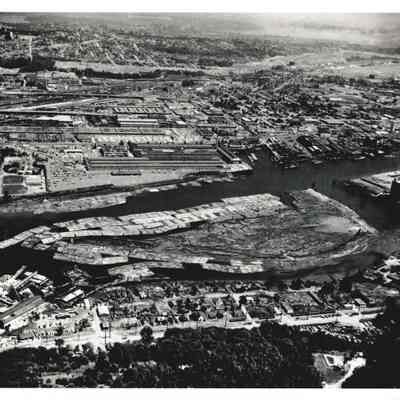 Aerial View of Duwamish River