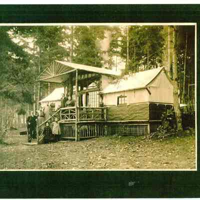 Tent cabin on Alki