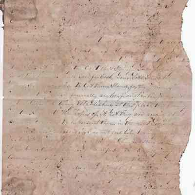 Doc Maynard Letter Sample dated March 22, 1863
