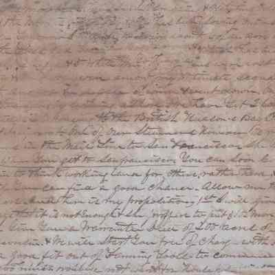 Doc Maynard Letter Sample dated March 5, 1858