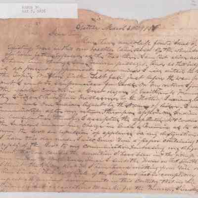 Doc Maynard Letter dated March 30, 1856