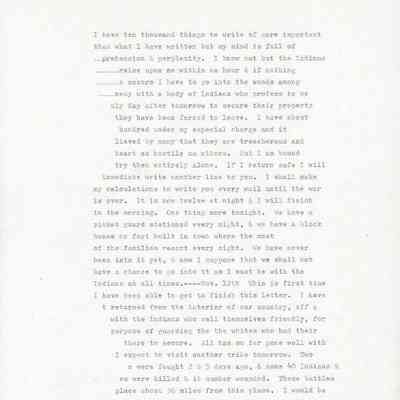 Transcript of Doc Maynard Letter dated November 12, 1855