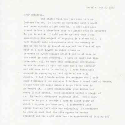 Transcript of Doc Maynard Letter dated October 30, 1853