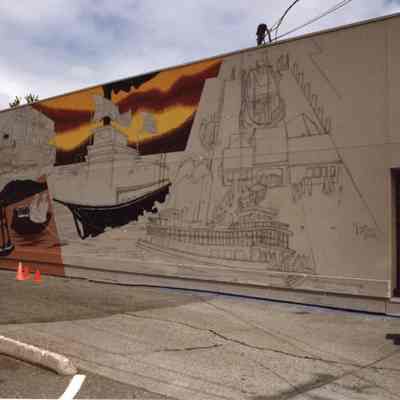 West Side Ferries mural