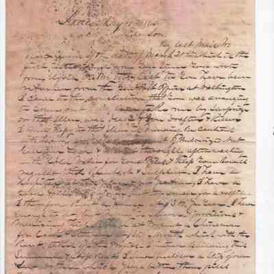 Doc Maynard Letter dated May 18, 1865