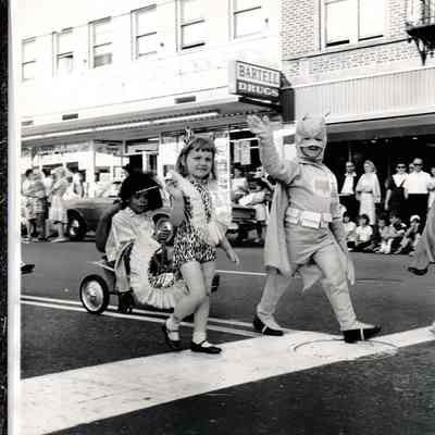 Children Dressed as Superheros, 1966 Hi-Yu Kiddie Parade