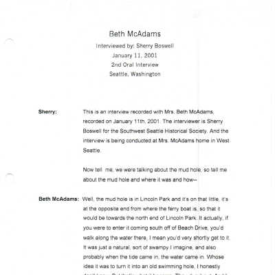 Beth McAdams interview